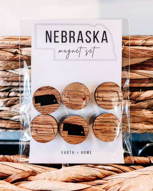 Nebraska Magnet Set